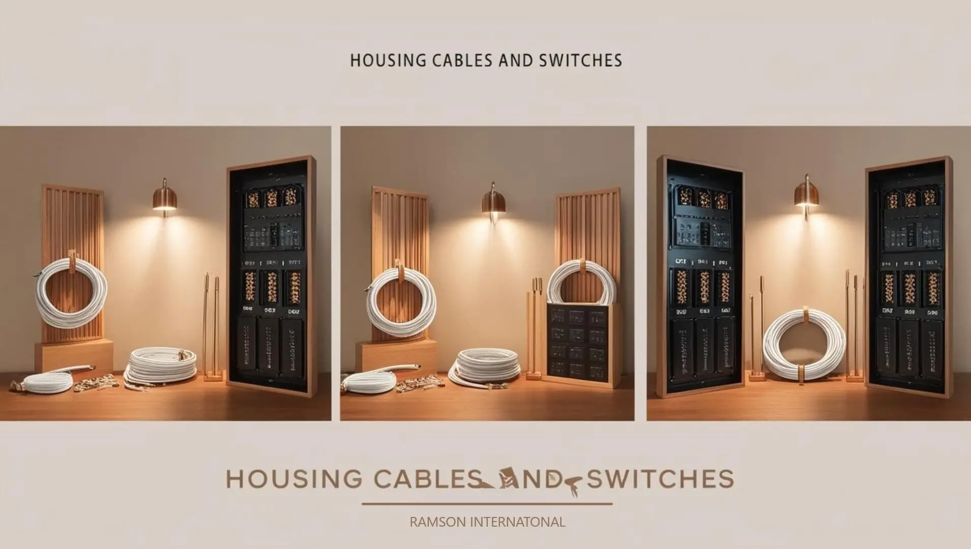 power saving housing cables and switches.