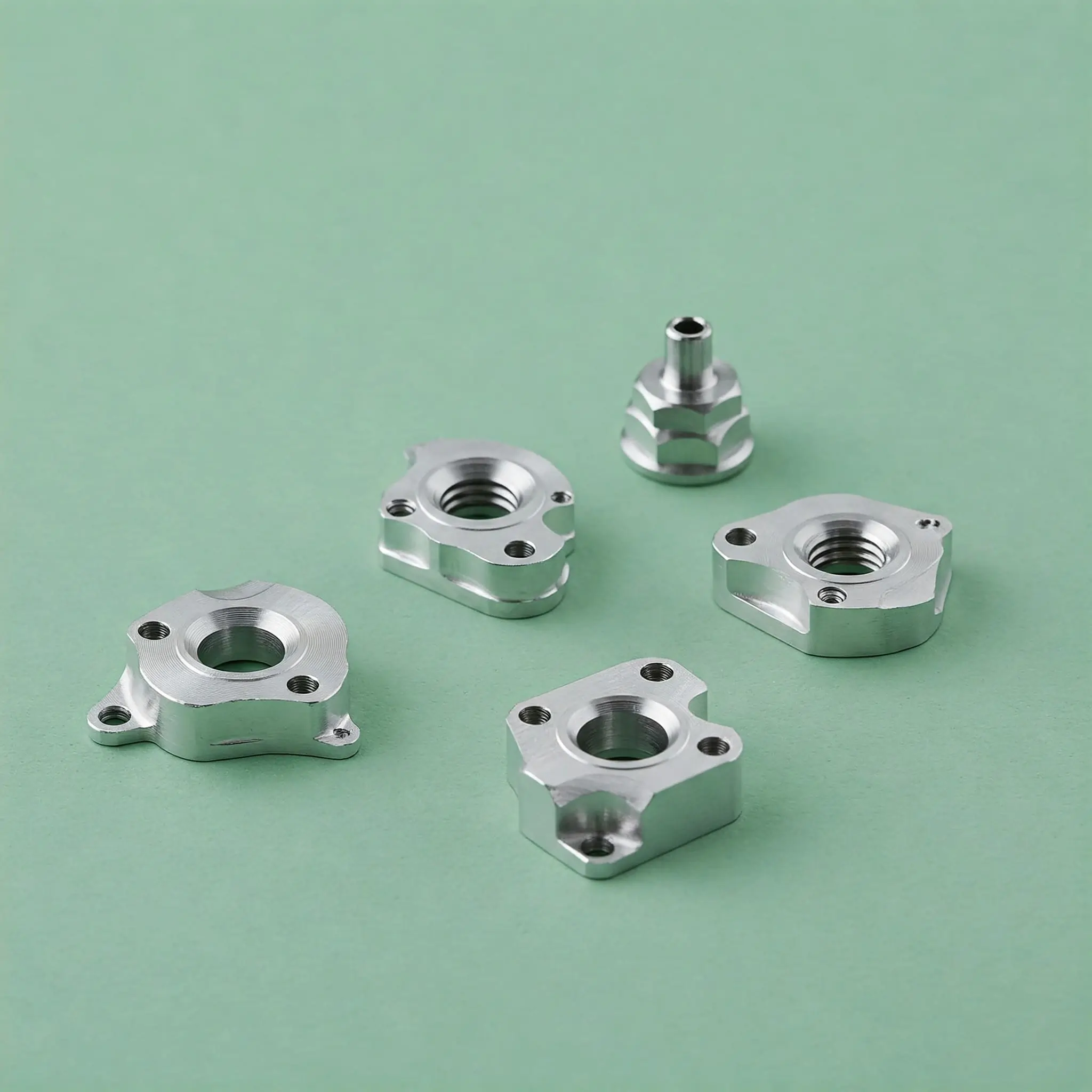 CNC machined aluminium parts and components.