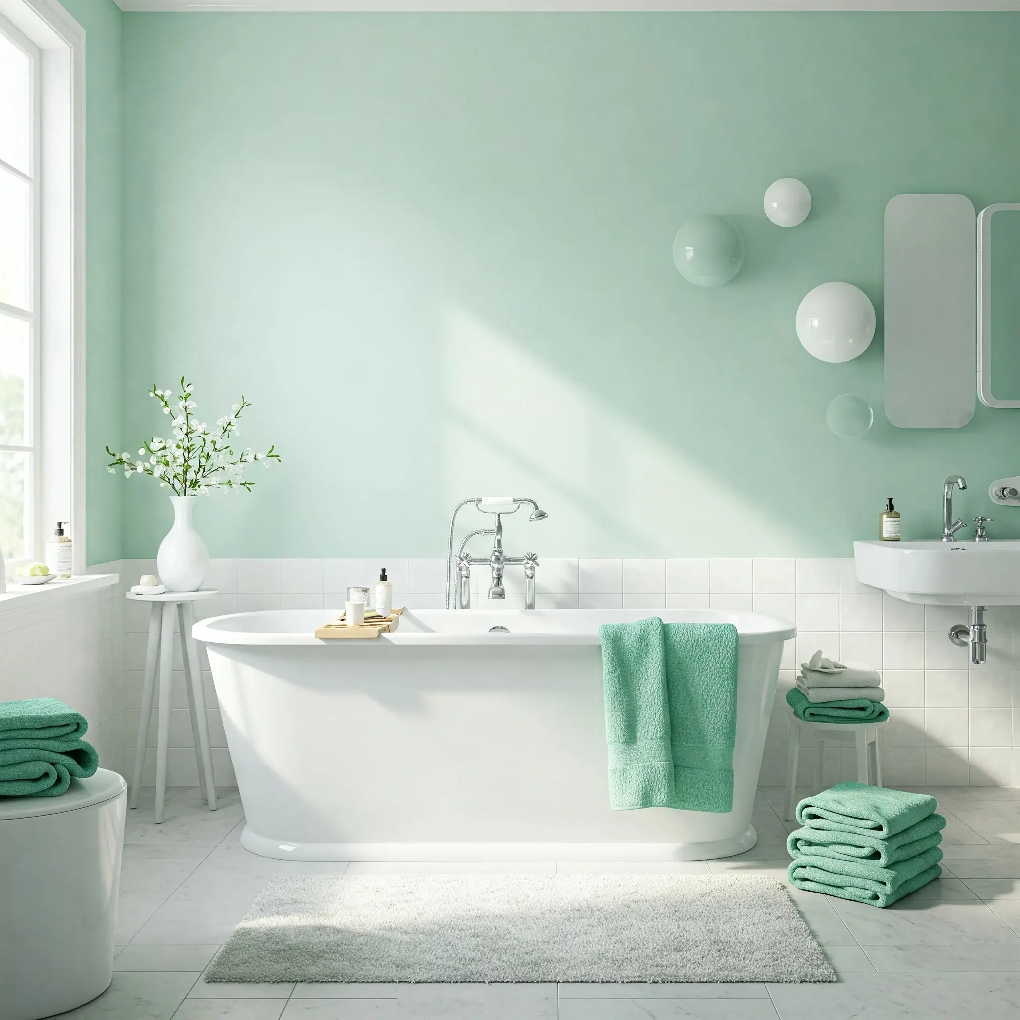 brass bathroom taps and bath accessories